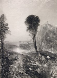 Mercurio y Argos, grabado por James T. Willmore, 1841